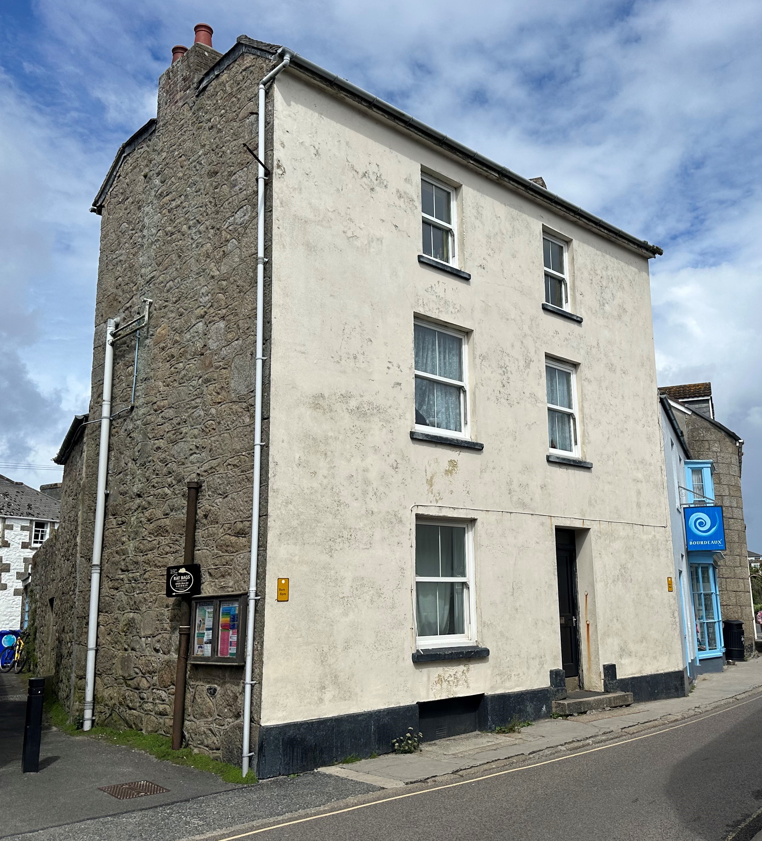 Image of Parade House, a residential property in need of repair in Hugh Town, St Mary's.